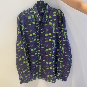 Vilebrequin Men Cotton/Linen Shirt Solid - Size XL